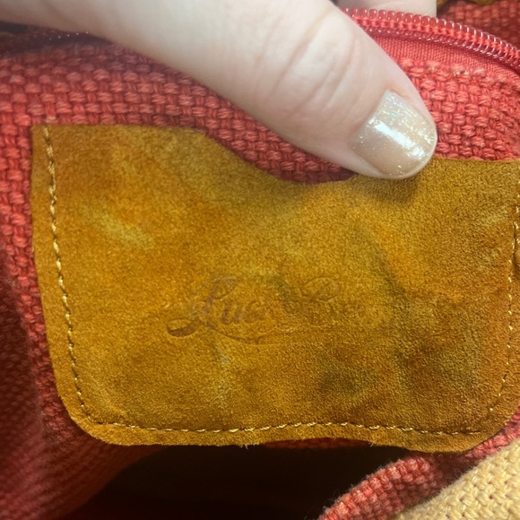 Lucky Brand Y2K Boho Macrame Leather Shoulder Bag - Picture 6 of 12